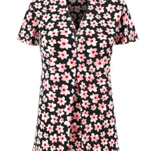 CAbi Harmony Floral Blouse, sz Large